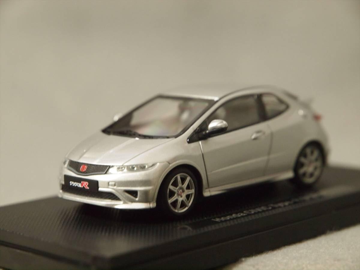 Amazon | ミニカー シビック Type R EURO FN2 Silver EBBRO 1/43